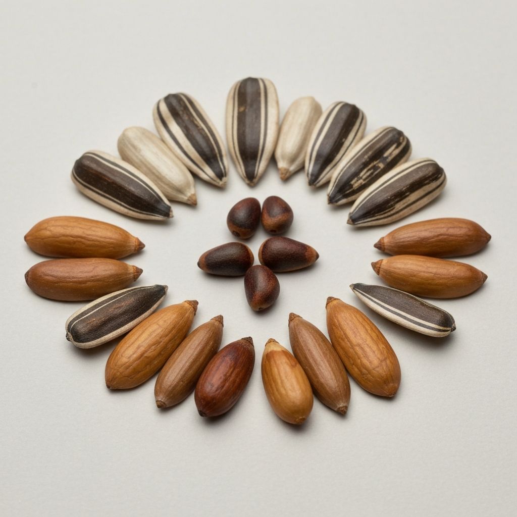 Samen und Nüsse aus den Alpen